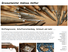 Tablet Screenshot of gravuren-amthor.de